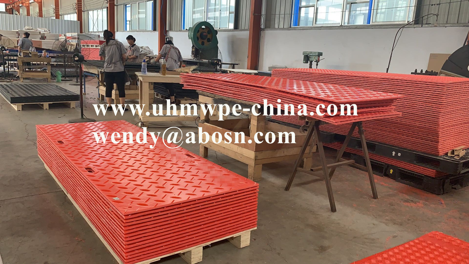 Composite Polymer Mobile Road Plates_Ground Protection Mat