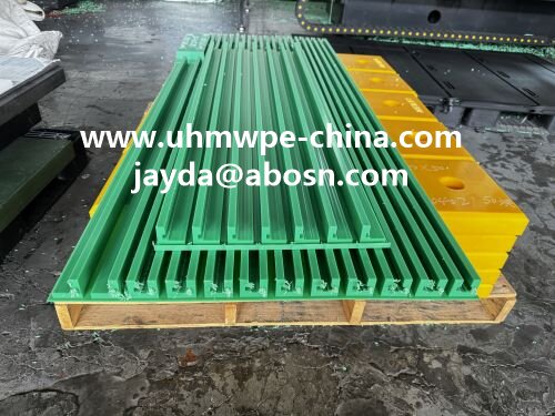 Green Guide Rail Part UHMWPE Plastics