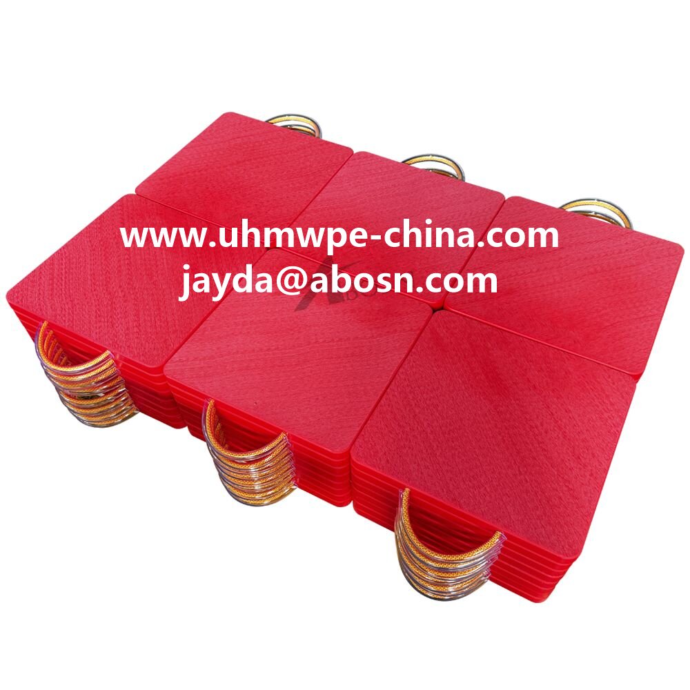 Industrial Grade UHMWPE Outrigger Pads - High Load Capacity Mats