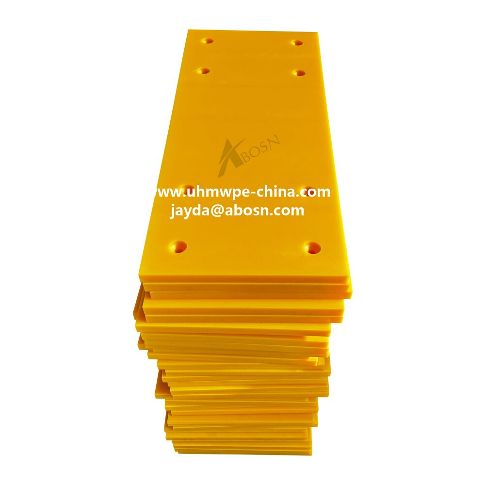 UHMWPE Plastic Boards And Sheets Plates  with Custom Holes Dimension in Marine and Industrial