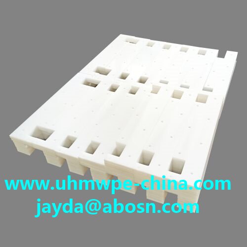 UHMWPE flight White conveyor paddle for Machine Transition