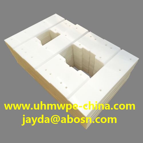 UHMWPE CNC Cutting Conveyor Paddle White Custom