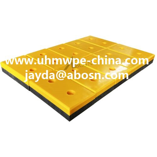 warehouse plastic rubber dock bumper durable HDPE material