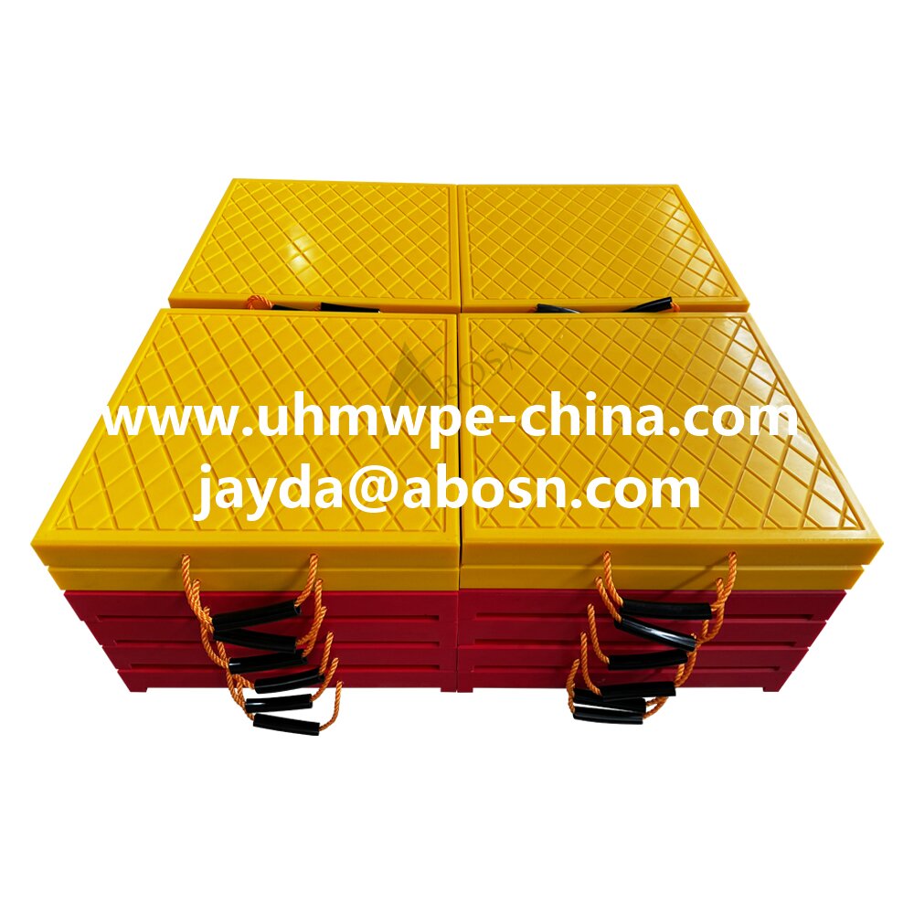 Truck Crane plastic uhmwpe outrigger pads