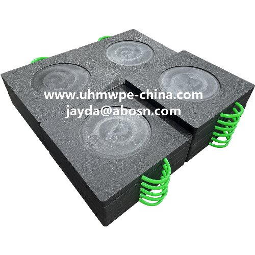 Flat outrigger pads Durable UHMWPE Plastic Material