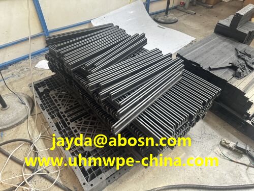 Black Chain Guide Plate Custom Size UHMWPE Plastics