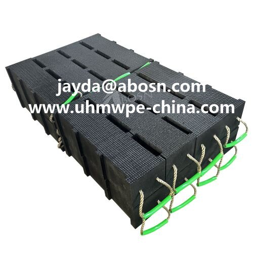 Black Versatile Cribbing Blocks Easy Portable