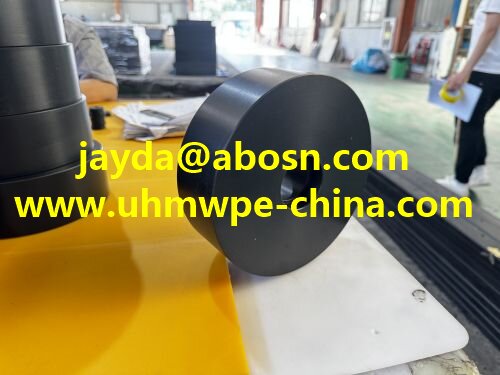 Black UHMWPE Bushing Durable Abrasion Resistance Plastics