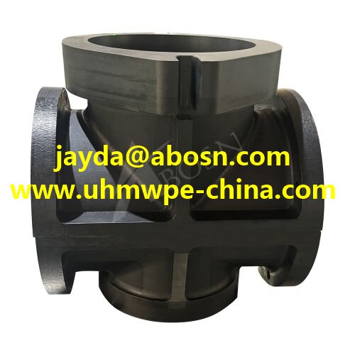 UHMWPE Pipe Connector Black and Abrasion Resistance Fittings