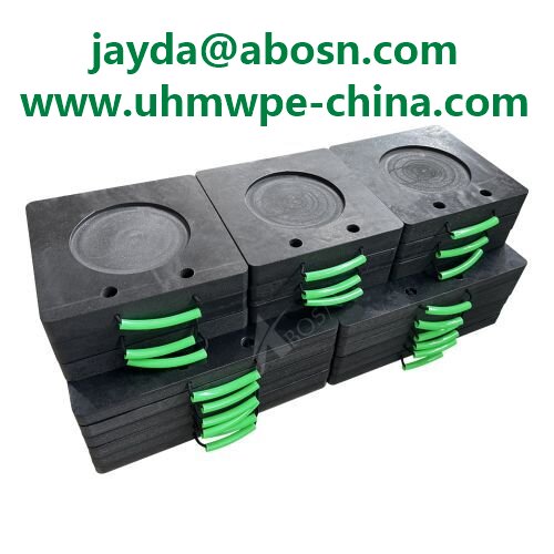 Heavy Equipment UHMWPE Outrigger Mats - Durable Construction Pads