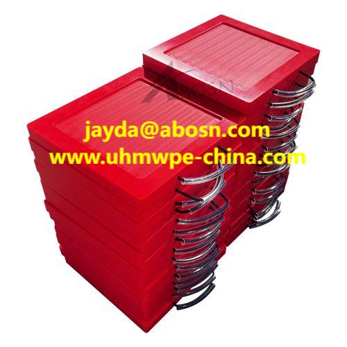 UHMWPE Plastic Outrigger Mats - Wear Resistant Crane Stabilizers