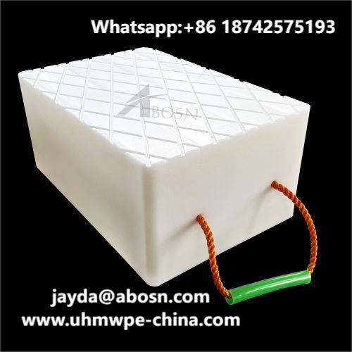 Industrial Grade UHMWPE Crane Outrigger Pads - High Load Capacity Mats