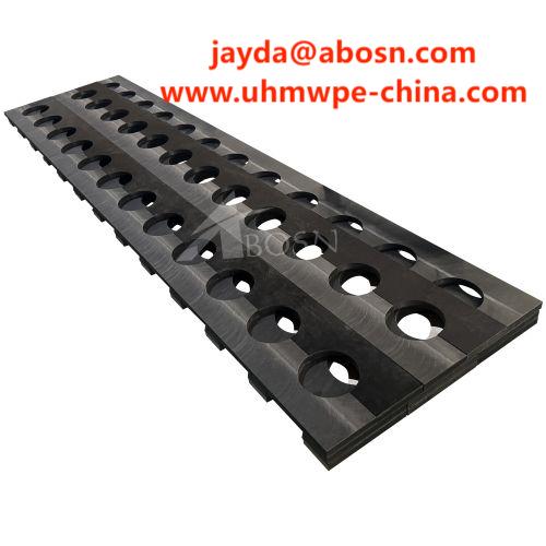 Black Pipe Support UHMWPE Plastic Products