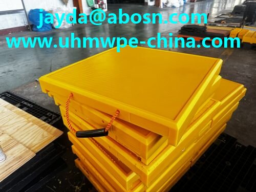 Heavy Equipment UHMWPE Outrigger Pads - Sturdy Load Bearing Mats