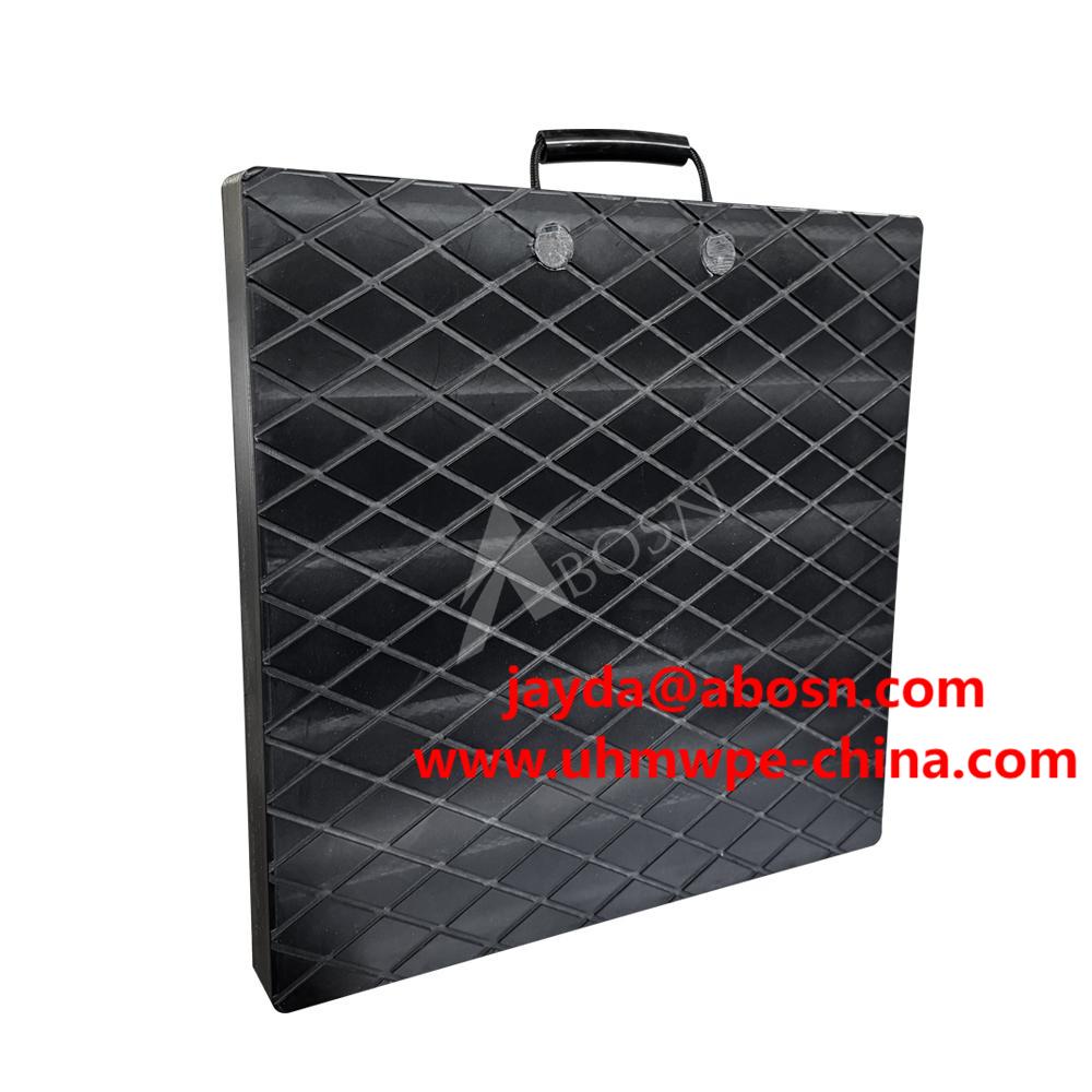 Large Size UHMWPE Crane Pads - Anti-Slip Construction Mats