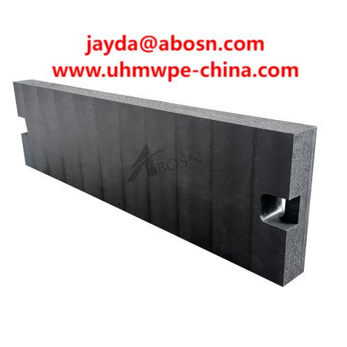 Black UHMWPE Block CNC Parts with Borax