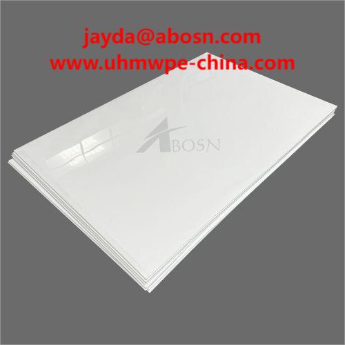 White Glossy Heavy Duty HDPE Sheets for Industrial Use