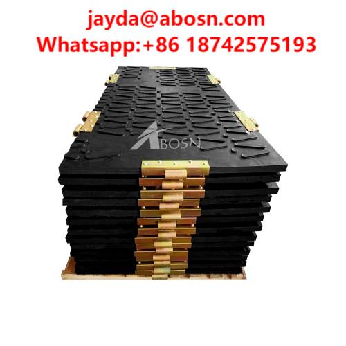 Industrial Grade HDPE Ground Protection Mats for Construction Sites